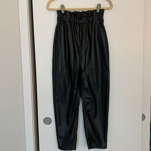 Zara leather pants